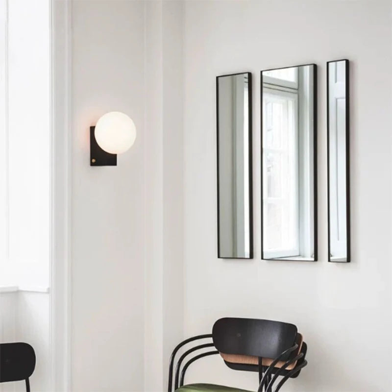 Applique murale Led ronde minimaliste