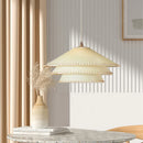 lustre en tissu nordique pour décoration intérieure élégante