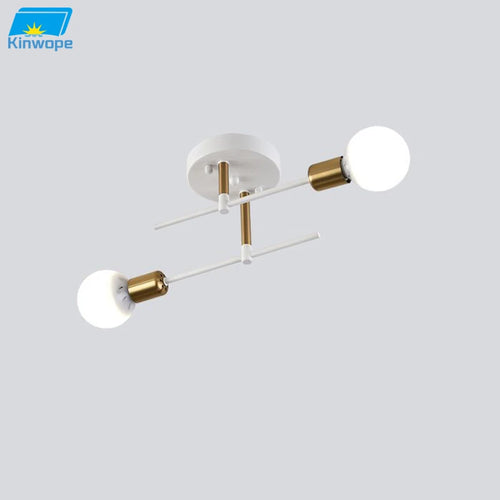 Plafonnier nordique branches multi tête design moderne
