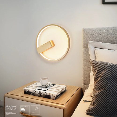 applique murale moderne en aluminium décorative d'intérieur