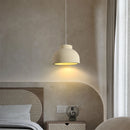 lampe pendante en ciment style wabi-sabi pour restaurant