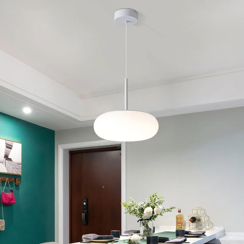 lustre nordique simple led suspendu pour éclairage décoratif