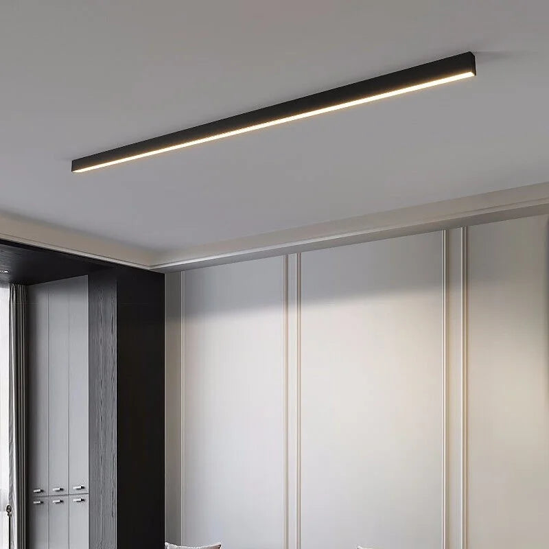 plafonnier linéaire simple pour intérieur moderne élégant - vue 3 sur 8
