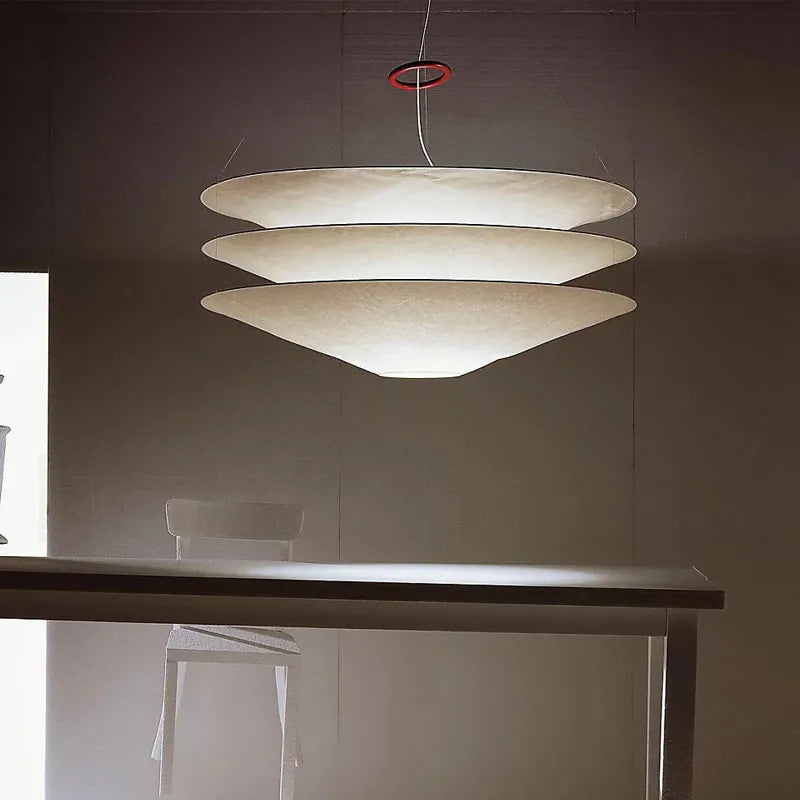Nordique Wabi Sabi vent Led plafond lustre salon salle à manger Bar décor à la maison suspension lampe chambre Loft luminaire suspendu