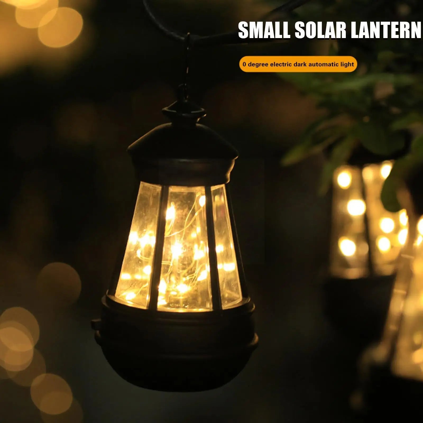 lampe solaire rétro à pétrole pour jardin décoration suspendue portable - vue 8 sur 8