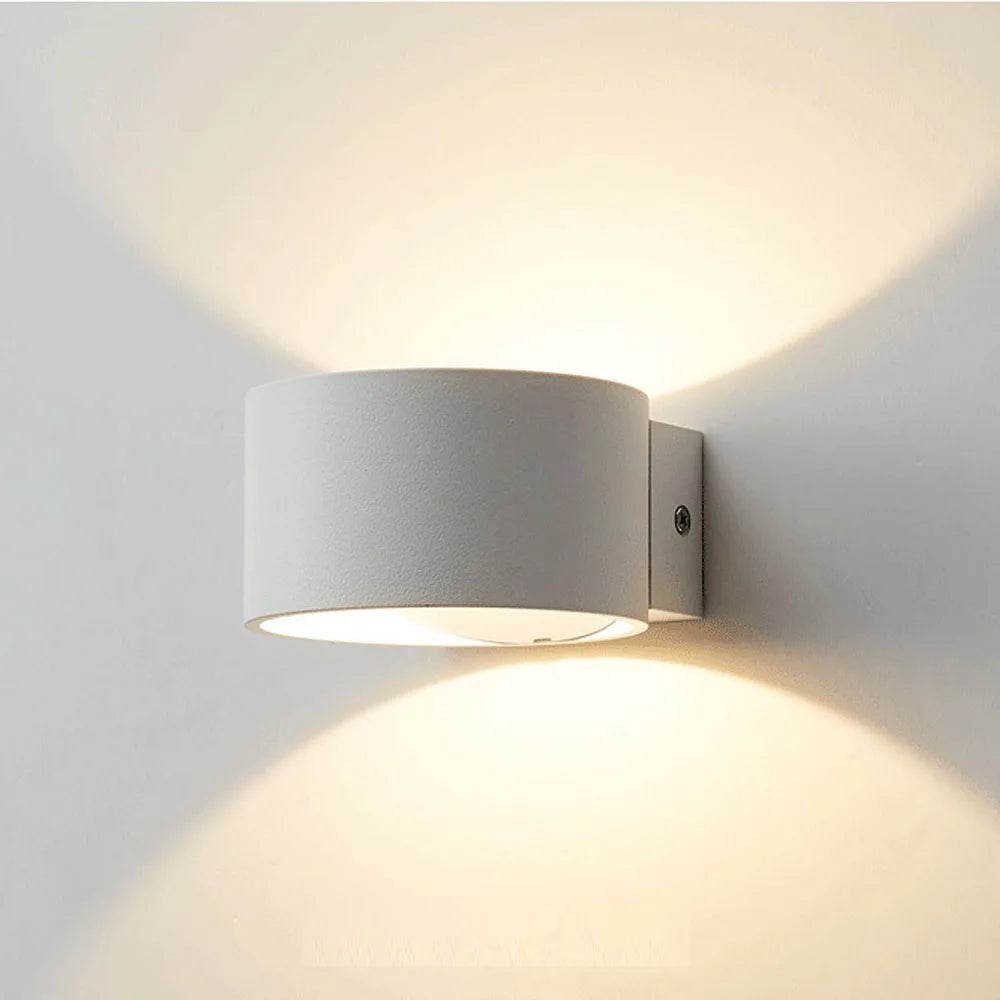 Applique murale led étanche à forme ronde - vue 3 sur 8