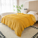plaid à carreaux doux chaud moelleux salon canapé
