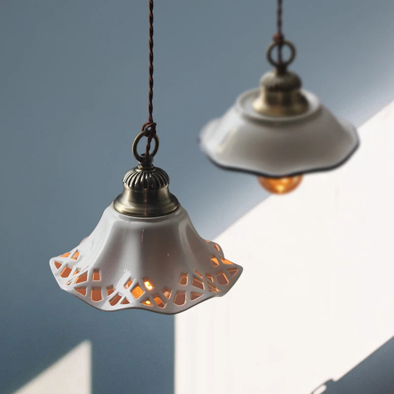 suspension led moderne en céramique pour intérieur maison - vue 3 sur 29