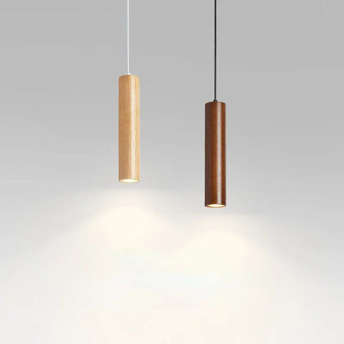 Suspension LED en forme de Grain de bois