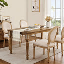 Chemin de table macramé ivoire bohème tissé salon