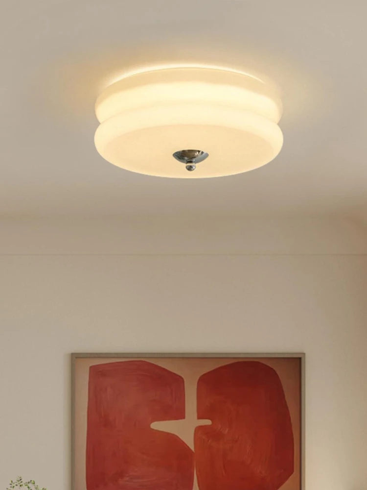 lustre moderne en verre pour décoration intérieure rétro vintage