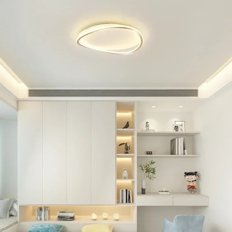 Plafond moderne à LEDs lustre lampe pour salon salle à manger chambre enfants chambre salle d'étude décor à la maison luminaire Lustre - vue 6 sur 12