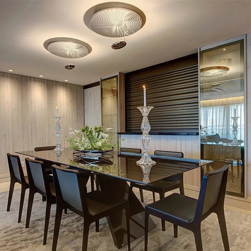 lustre postmoderne italien en forme de goutte led créative