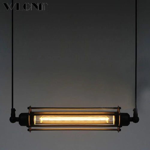 lampe suspendue rétro industrielle pour loft café restaurant réglable