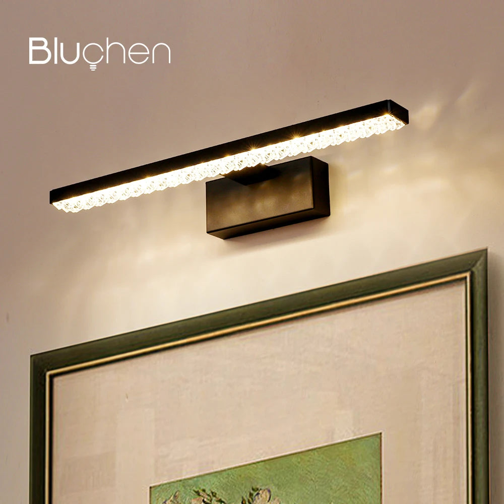 applique murale led moderne abat jour brillant design élégant - vue 3 sur 7