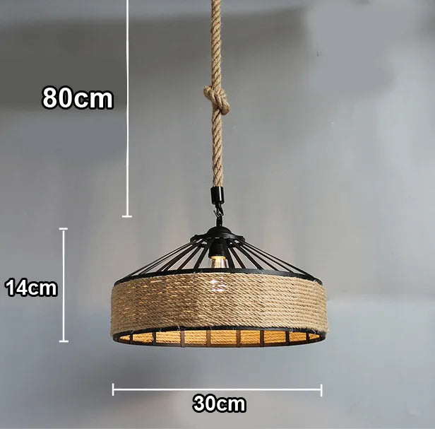 Suspension classique en corde de chanvre - vue 7 sur 8