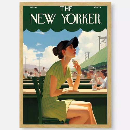 affiche new yorker autocollant étanche décoration esthétique murale