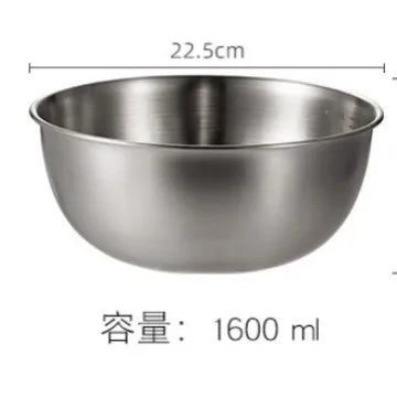 Bol inox épais gradué multifonction cuisine pâtisserie - vue 10 sur 11
