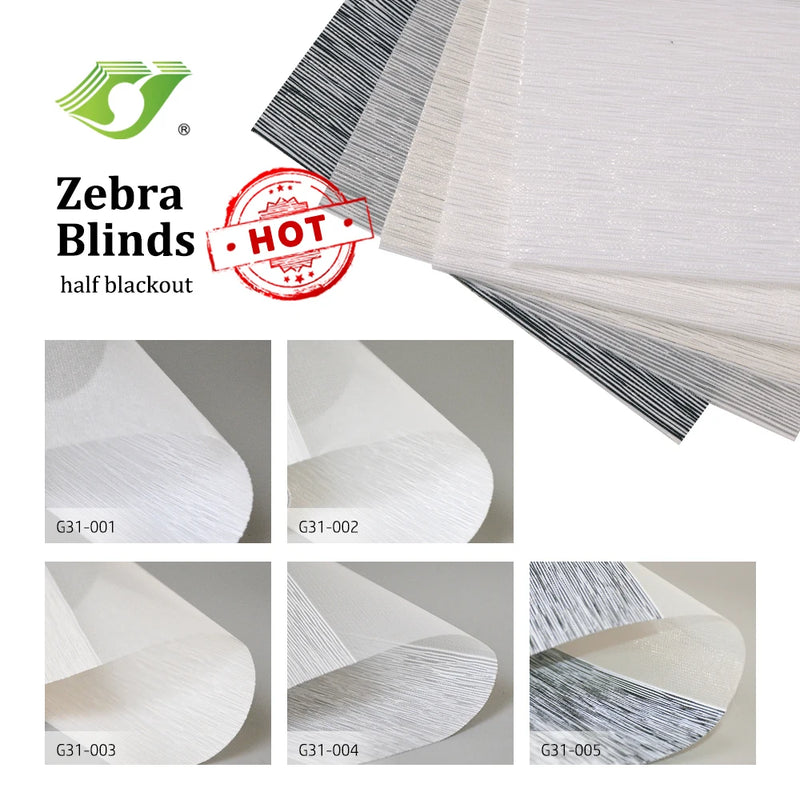 Store enrouleur zébré motorisé intelligent jour nuit fenêtre