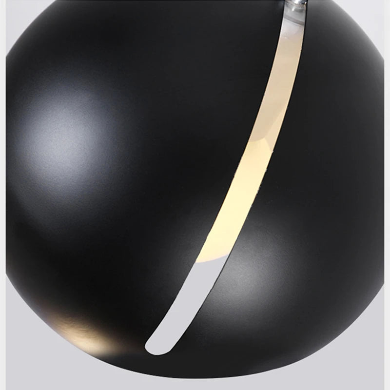 suspension moderne nordique en fer pour intérieur - vue 6 sur 11