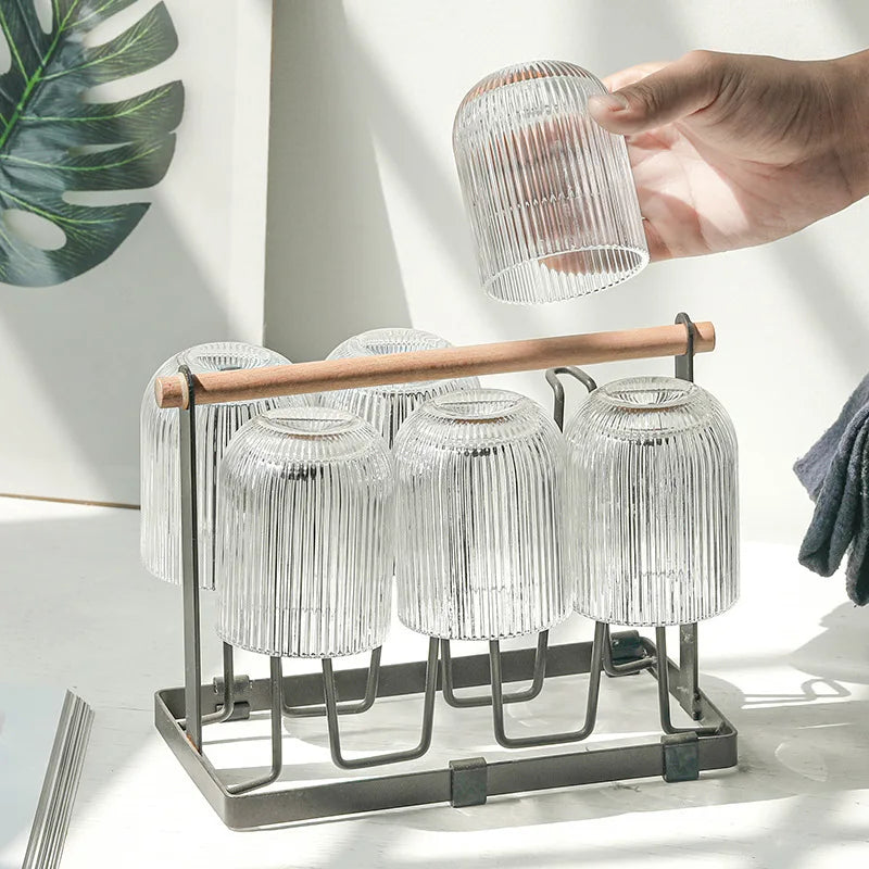 Tasses en verre créatives style moderne boissons maison - vue 4 sur 7