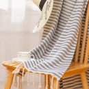 Serviette de plage turque extra large absorbante franges