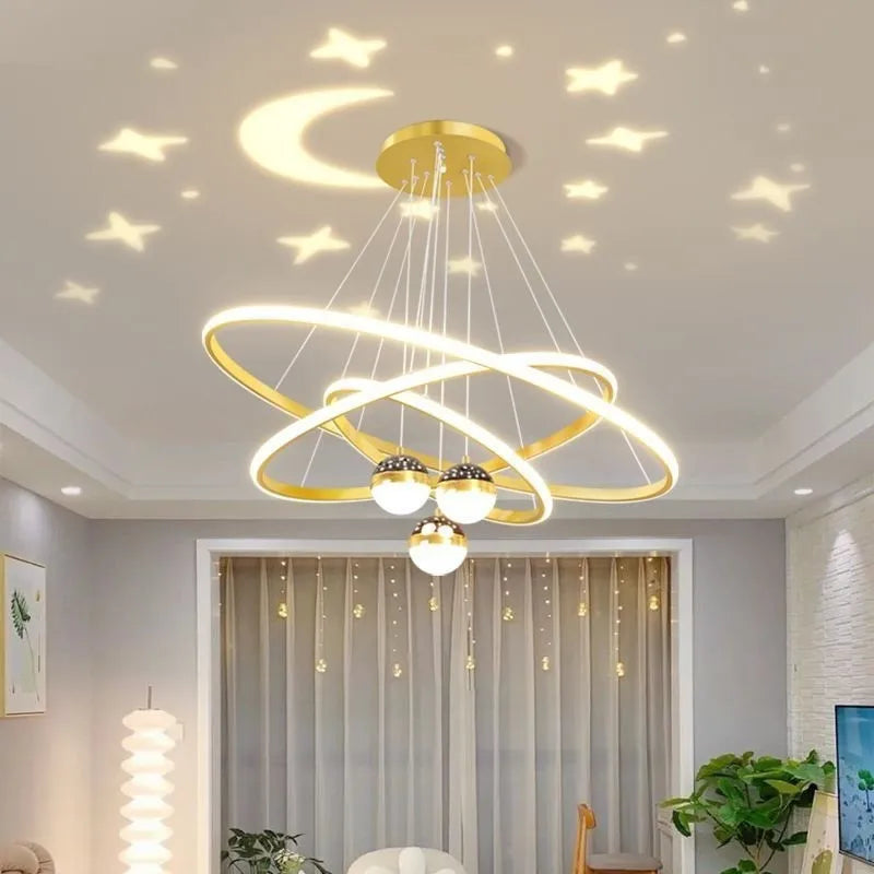 lustre moderne à led en silice pour restaurant et bureau - vue 2 sur 14