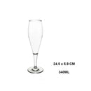 Verres à vin sans pied incassables en plastique