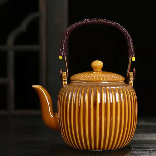 Théière chinoise en porcelaine avec filtre 800 ml