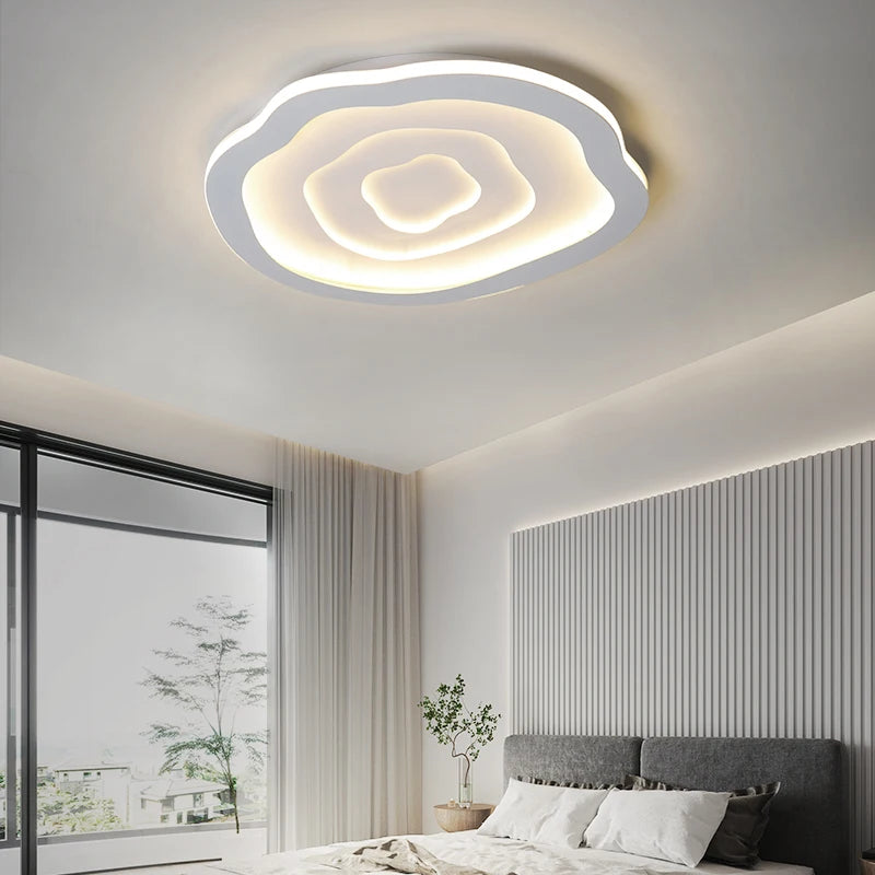 lustre led moderne pour éclairage intérieur design élégant - vue 3 sur 10