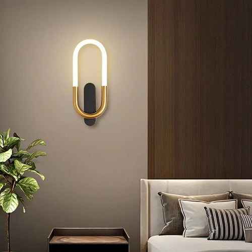 Applique murale led minimaliste moderne pour éclairage intérieur