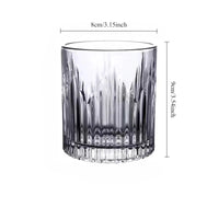 Verre hockey sur glace fond épais style créatif