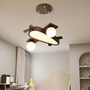 suspension en bois avion pour chambre d enfants