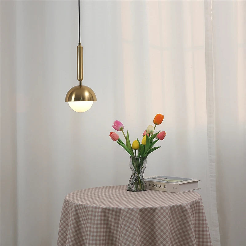 suspension en fer d'art moderne avec éclairage led