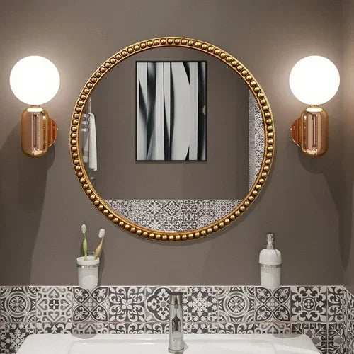miroirs décoratifs ovales en macramé pour décoration murale - vue 9 sur 13