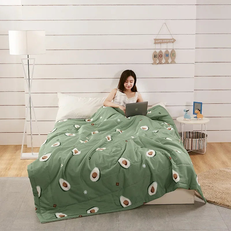 couette légère en coton pour été douce et respirante