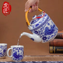 Théière céramique jingdezhen grande capacité style chinois
