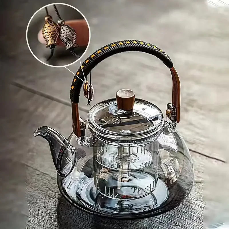 Bouilloire en verre resistante pour thé infusion moderne - vue 4 sur 6