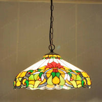 lampe à poser tiffany style européen éclairage nostalgique hôtel