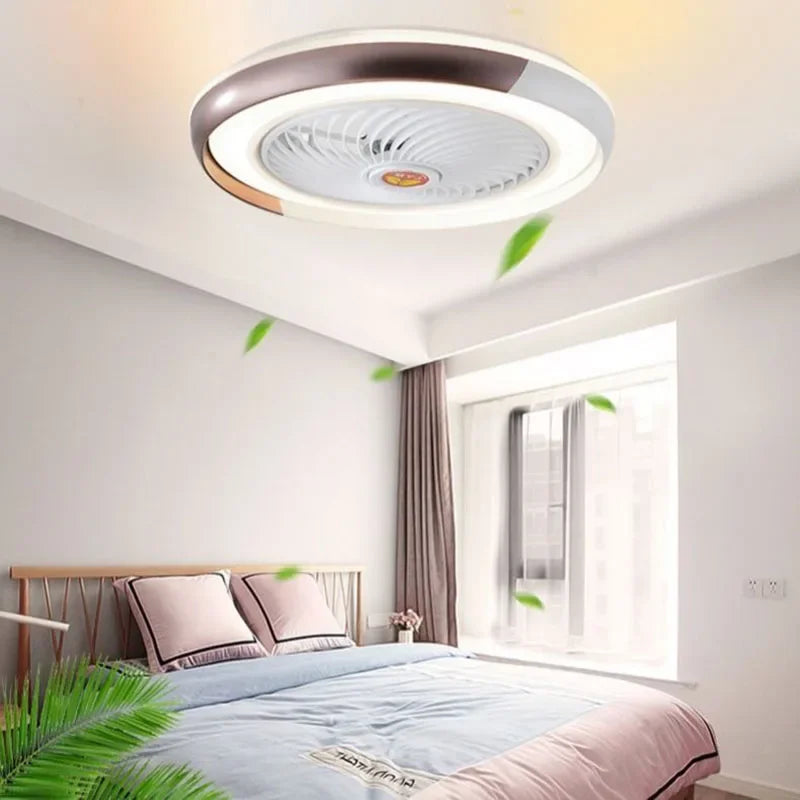 ventilateur de plafond intelligent bluetooth avec lumière télécommande - vue 7 sur 16