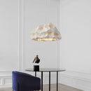lustre design de créateur nordique lampe personnalisée imitation roche micro ciment style japonais lampe de pédant faite à la main