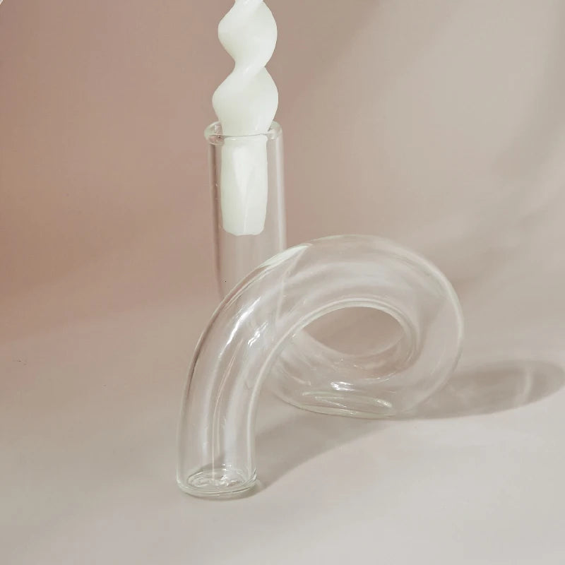vases en verre bougeoirs décoratifs pour mariage et événements - vue 9 sur 14