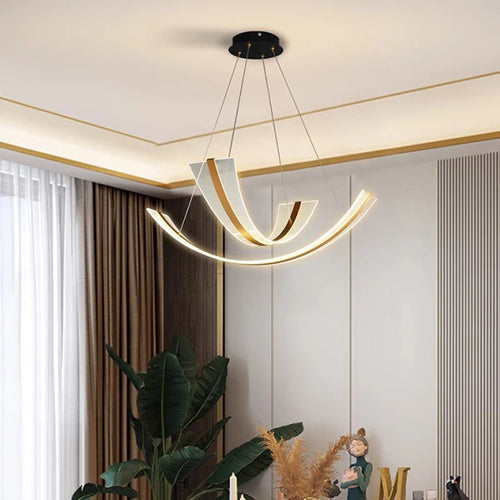 lustre led décoratif moderne pour éclairage intérieur