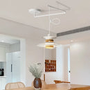Suspension à culbuteur Table à manger Suspension bras oscillant plafonniers suspendus cuisine île barre E27 Illuminaire