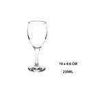 Verres a vin incassables sans pied reutilisables elegants