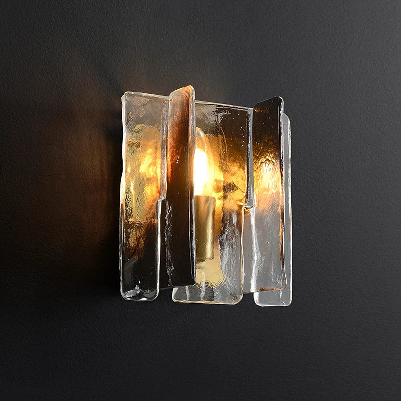 Applique murale en cuivre verre teinté moderne luxe - vue 4 sur 4