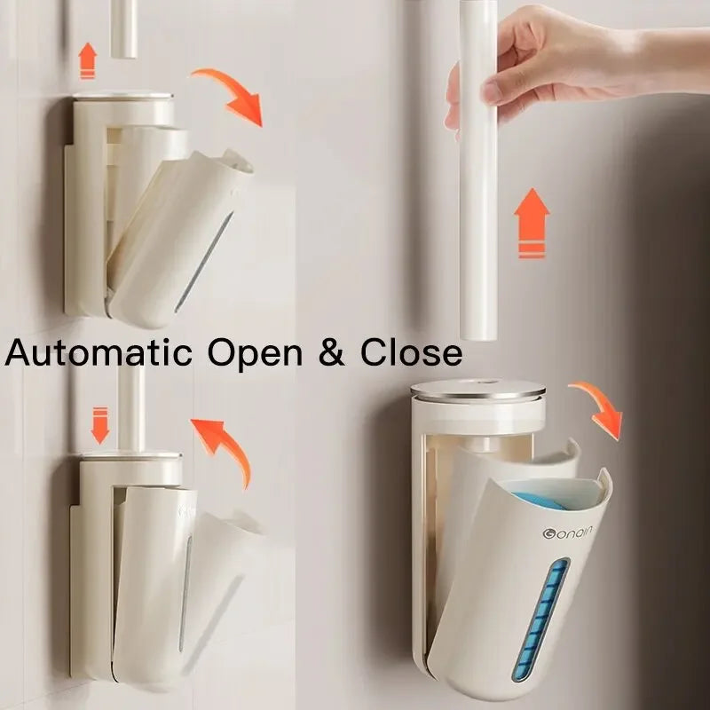 brosse de nettoyage jetable avec long manche et tête remplaçable