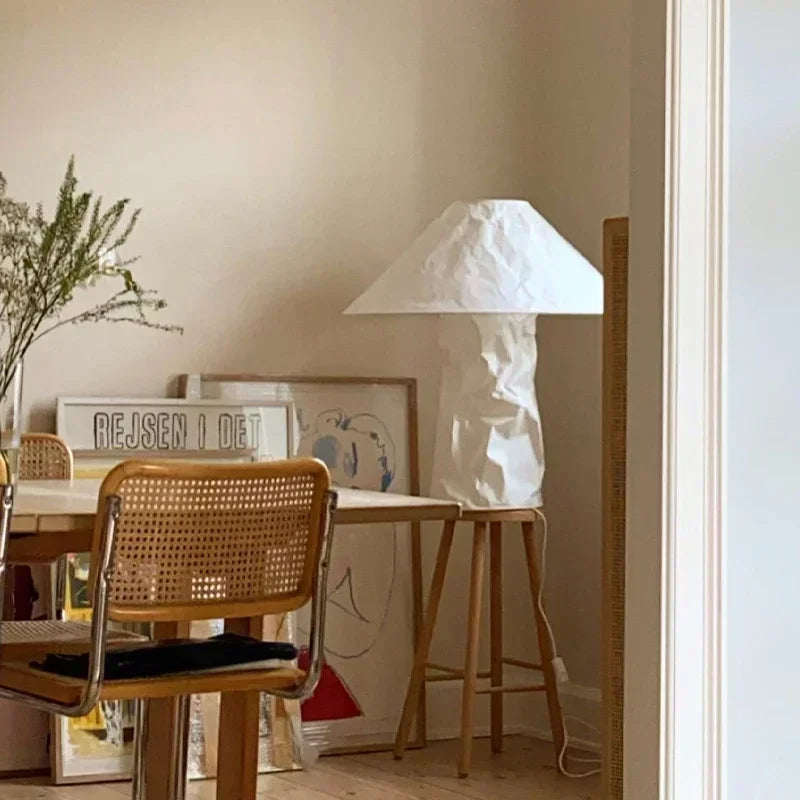 lampe à poser de luxe style wabi-sabi nordique design créatif