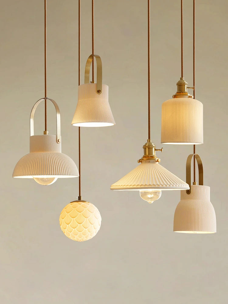 lampe en céramique style japonais pour restaurant et bar