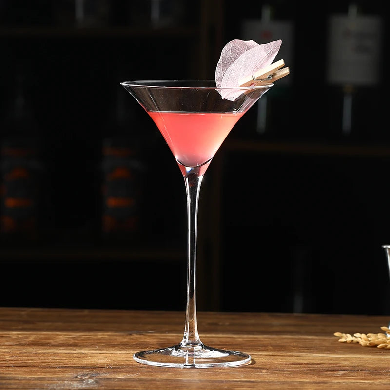 Verres a pied motifs graves style vintage cocktails - vue 4 sur 7